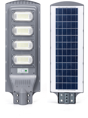 Farola solar led exterior 200w con sensor movimiento y control remoto Aigostar
